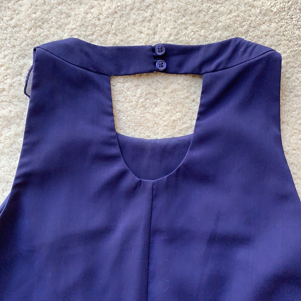 Trulli Ruffled Tank Keyhole Blouse - Picture 6 of 10